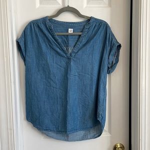 Gap Chambray Top